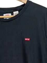 Vorschaubild 4 von Herren T-Shirt Schwarz Gr. 50/L Casual Logo Print Baumwolle