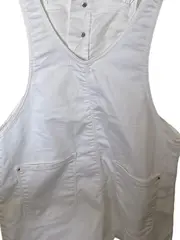 Vorschaubild 5 von Latzkleid Kinder 164 Weiß Casual Freizeitkleid