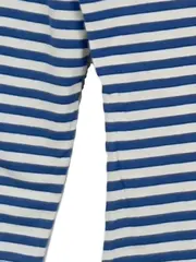 Vorschaubild 4 von Damen Langarmshirt 3/4-Arm gestreift blau weiß Gr. 36/S Knöpfe