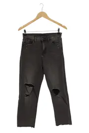 Vorschaubild 1 von Damen Jeans Straight Leg Grau W29/38 M Casual Cut-Outs