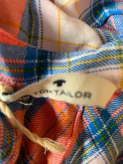 Vorschaubild 2 von Damen Blusenkleid kariert Gr. 34 XS Rot Blau Casual