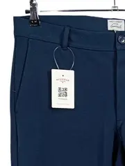 Vorschaubild 4 von Herren Anzughose Slim Fit Blau Größe 32 Business Stretch NEU