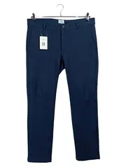 Vorschaubild 1 von Herren Anzughose Slim Fit Blau Größe 32 Business Stretch NEU