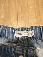 Vorschaubild 2 von Kinder Jeans Shorts Destroyed Denim Blau Gr. 122
