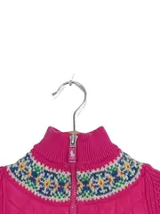 Vorschaubild 3 von Kinder Steppjacke Mädchen Pink Gr. 68 (6 Monate) Norwegermuster