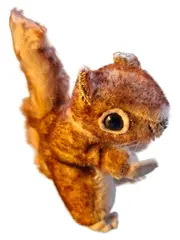 Vorschaubild 1 von Eichhörnchen Plüschtier 10cm Kuscheltier