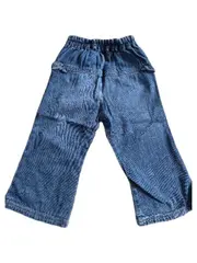 Vorschaubild 2 von Baby Mädchen Jeans Hose Gr. 86 Blau Blumenstickerei