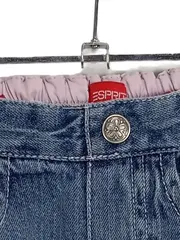 Vorschaubild 3 von Baby Mädchen Jeans Hose Gr. 86 Blau Blumenstickerei