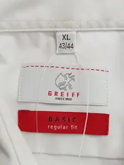 Vorschaubild 4 von Herren Kurzarm Hemd Weiß Gr. XL 43/44 Regular Fit Business
