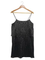 Vorschaubild 1 von Pailletten Kleid Damen Gr. 38/M Schwarz Elegant Party NEU