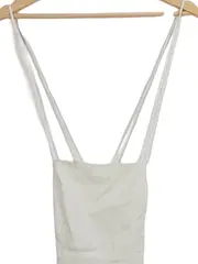 Vorschaubild 2 von Damen Sommerkleid Maxikleid Trägerkleid Weiß Gr. 36/S Casual