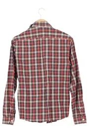 Vorschaubild 2 von Damen Bluse Gr. 36/S Mehrfarbig Kariert Casual Langarm Baumwolle