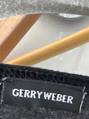 Vorschaubild 5 von Damen Wickelshirt mit Knoten Gr. 38/M Schwarz Casual Top