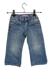Vorschaubild 1 von Mädchen Jeans Regular Fit Gr. 98 Blau Baumwolle