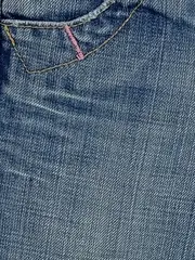 Vorschaubild 6 von Mädchen Jeans Regular Fit Gr. 98 Blau Baumwolle