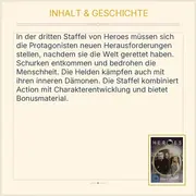 Vorschaubild 3 von Heroes Staffel 3.1 DVD Deutsch Hayden Panettiere Zachary Quinto Sci-Fi Serie