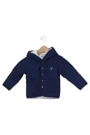 Vorschaubild 1 von Kinder Steppjacke Gr. 86 Blau Casual Kapuze Gesteppt
