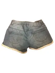 Vorschaubild 3 von Jeans Shorts Mädchen Gr. 152 Blau Denim Kurze Hose Sommer