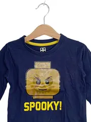 Vorschaubild 4 von Langarmshirt Kinder Gr. 92 Blau Spooky Halloween Motiv