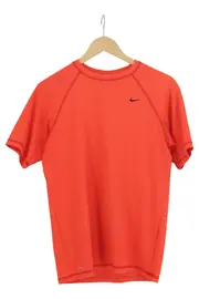 Vorschaubild 1 von Herren Sport Shirt Gr. 46/S Rot Polyester Kurzarm Laufshirt Training