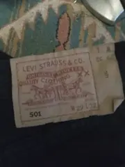 Vorschaubild 2 von 501 Jeans Herren W29/L32 Schwarz Regular Fit Knopfleiste