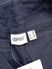 Vorschaubild 3 von Damen Stoffhose Chino Gr. 38 Blau Navy Baumwolle Business