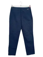 Vorschaubild 2 von Damen Stoffhose Chino Gr. 38 Blau Navy Baumwolle Business