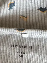 Vorschaubild 5 von Baby Body Langarm Dino Motiv Gr. 68 Blau