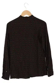 Vorschaubild 2 von Damen Bluse Gr. M/40 Schwarz Sterne Casual Langarm