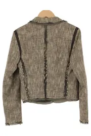 Vorschaubild 2 von Blazer Damen 38/M Grau Meliert Klassisch Elegant Business