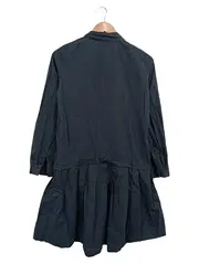 Vorschaubild 2 von Damen Blusenkleid Gr. 36/S Schwarz Baumwolle Klassisch Elegant