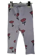 Vorschaubild 1 von Mädchen Leggings Blumenmuster Gr. 86 Lila Baby Hose