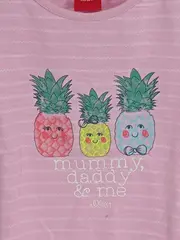 Vorschaubild 3 von Baby T-Shirt Gr. 80 Rosa Ananas Print Mummy Daddy & Me