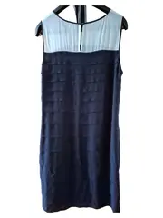 Vorschaubild 2 von 1.2.3. Festliches Kleid Damen Schwarz Seide Größe 42