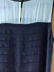 Vorschaubild 4 von 1.2.3. Festliches Kleid Damen Schwarz Seide Größe 42