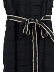 Vorschaubild 3 von 1.2.3. Festliches Kleid Damen Schwarz Seide Größe 42