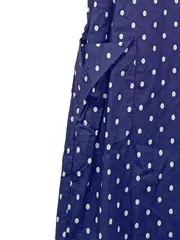 Vorschaubild 4 von Freizeitkleid Damen 42/XL Blau gepunktet Baumwolle