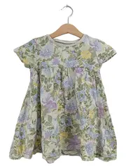Vorschaubild 1 von Sommerkleid Blumenmuster Mehrfarbig Mädchen Gr. 23 Baumwolle