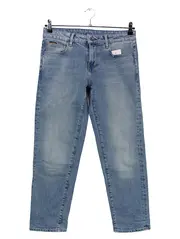 Vorschaubild 1 von Damen Slim Fit Jeans W30 Hellblau Denim Raw Originals