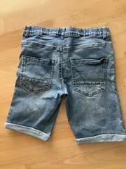 Vorschaubild 4 von Kinder Jeans Shorts Gr. 140 Blau Casual Denim Kurze Hose