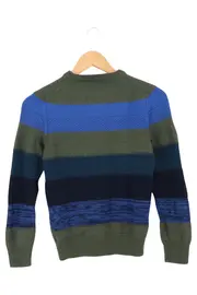 Vorschaubild 2 von Herren Pullover Gr. 44/XS Mehrfarbig Gestreift Strick Casual