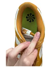 Vorschaubild 2 von Sneaker low Damen Gelb Weiß Gr. 39 Streetwear Freizeitschuh