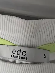 Vorschaubild 3 von EDC Damen T-Shirt Gr. 36/S Weiß Casual Baumwolle