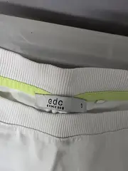 Vorschaubild 2 von EDC Damen T-Shirt Gr. 36/S Weiß Casual Baumwolle