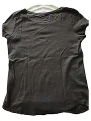 Vorschaubild 3 von Damen T-Shirt Gr. S Grau Stern Print Casual Kurzarm
