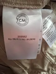 Vorschaubild 2 von TCM Herren Chinohose Stoffhose Beige Baumwolle Gr. 56 W38