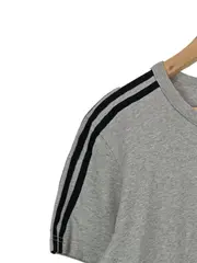 Vorschaubild 4 von Herren T-Shirt Grau M mit Streifen und Logo