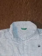 Vorschaubild 4 von Hemd Jungen Gr. 134 kariert blau Langarm