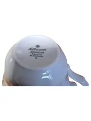 Vorschaubild 2 von Kerzenständer Porzellan Weiß Blumendekor Bavaria 7cm