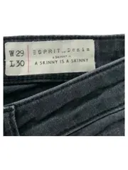 Vorschaubild 3 von Denim Skinny Jeans Damen W29 L30 Grau Sterne Strass NEU